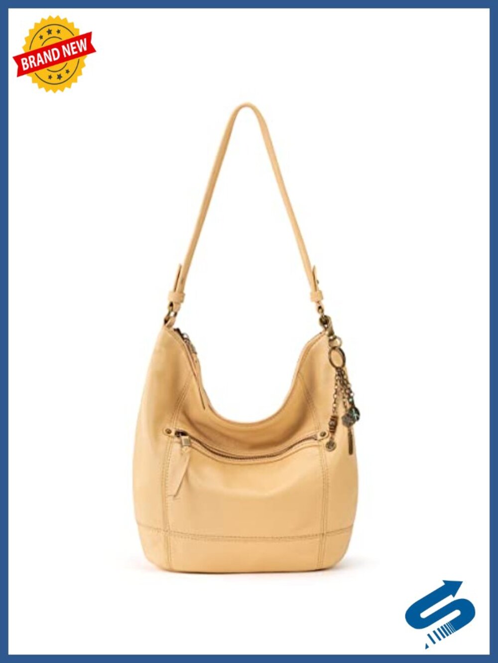 The Sak Sequoia Hobo Bag Large Leather Handbag Travel Purse